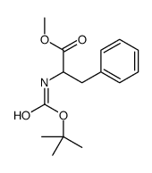 methyl 2-[(2-methylpropan-2-yl)oxycarbonylamino]-3-phenylpropanoate结构式