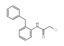 N-(2-benzylphenyl)-2-chloroacetamide structure