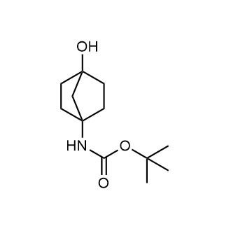 Tert-butyl (4-hydroxybicyclo[2.2.1]Heptan-1-yl)carbamate Structure