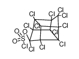 5-Chlorsulfonyloxy-1,2,3,4,5,6,7,8,9,10,10-undekachlorpentacyclo<5.3.0.02,6.03,9.04,8>decan Structure