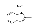 sodium salt of 2-methylindole结构式