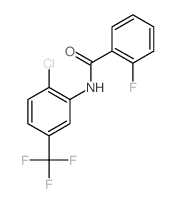 Benzamide,N-[2-chloro-5-(trifluoromethyl)phenyl]-2-fluoro-结构式