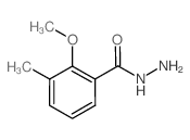 2-Methoxy-3-methylbenzohydrazide结构式