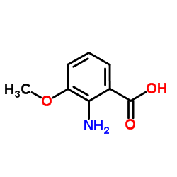 2-Amino-3-methoxybenzoic acid structure