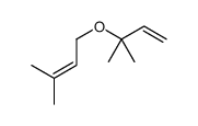 3-methyl-3-[(3-methyl-2-butenyl)oxy]but-1-ene Structure