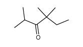 2,4,4-trimethyl-hexan-3-one结构式