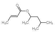 4-methylpentan-2-yl (E)-but-2-enoate Structure