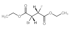 diethyl (2R,3R)-2-bromo-3-fluoro-butanedioate Structure