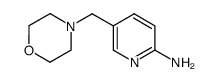 5-(morpholin-4-ylmethyl)pyridin-2-amine结构式