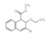 methyl 3-bromo-2-ethoxy-2H-quinoline-1-carboxylate Structure