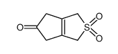 4,6-dihydro-1H-cyclopenta[c]thiophen-5(3H)-one 2,2-dioxide结构式