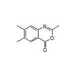 2,6,7-三甲基-4H-苯并[d][1,3]噁嗪-4-酮结构式