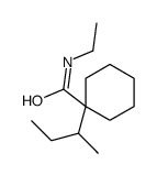 N-ethyl-1-(1-methylpropyl)cyclohexanecarboxamide结构式