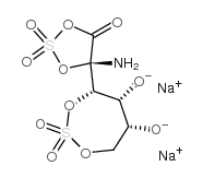 D-Glucosamine-3,6-di-O-sulphatedisodiumsalt结构式