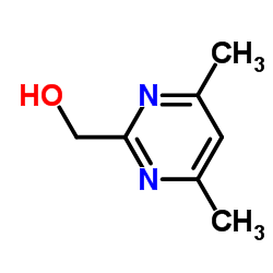 (4,6-Dimethylpyrimidin-2-yl)methanol structure