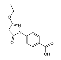 4-(3-ethoxy-5-oxo-4H-pyrazol-1-yl)benzoic acid Structure