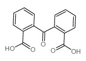 2-(2-carboxybenzoyl)benzoic acid structure