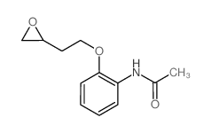 N1-[2-(OXIRAN-2-YLMETHOXY)PHENYL]ACETAMIDE structure