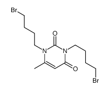 1,3-bis(4-bromobutyl)-6-methylpyrimidine-2,4-dione Structure