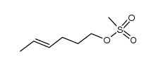 methanesulfonic acid (E)-4-hexenyl ester结构式