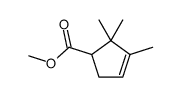 methyl 2,2,3-trimethylcyclopent-3-ene-1-carboxylate Structure