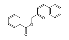 (2-oxo-4-phenylbut-3-enyl) benzoate Structure