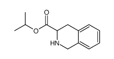 propan-2-yl 1,2,3,4-tetrahydroisoquinoline-3-carboxylate结构式