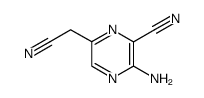 Pyrazineacetonitrile,5-amino-6-cyano- (9CI)结构式