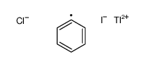 chloro-iodo-phenylthallane结构式