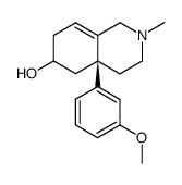 (R)-4a-(3-Methoxy-phenyl)-2-methyl-1,2,3,4,4a,5,6,7-octahydro-isoquinolin-6-ol Structure