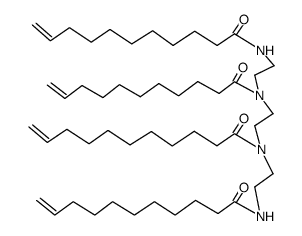 N,N',N'',N'''-Tetra-(10-undecenoyl)-triethylentetramin Structure