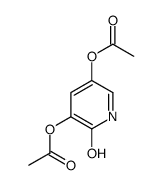 (5-acetyloxy-2-oxo-1H-pyridin-3-yl) acetate Structure