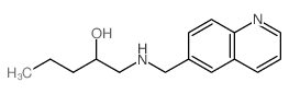 2-Pentanol,1-[(6-quinolinylmethyl)amino]-结构式