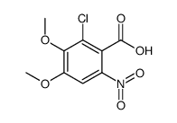 2-Chloro-3,4-dimethoxy-6-nitrobenzoic acid结构式