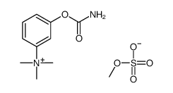 (3-carbamoyloxyphenyl)-trimethylazanium,methyl sulfate Structure