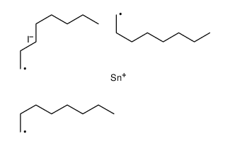 iodo(trioctyl)stannane Structure