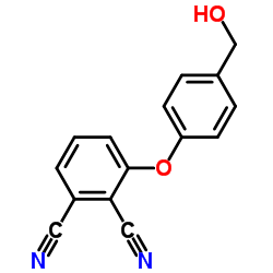 3-(4-(Hydroxymethyl)phenoxy)phthalonitrile Structure