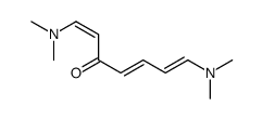 1,7-bis(dimethylamino)hepta-1,4,6-trien-3-one Structure