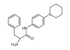 (2S)-2-amino-3-phenyl-N-(4-piperidin-1-ylphenyl)propanamide结构式