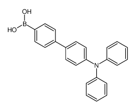 4-(N,N-二氨基)联苯-4"-硼酸结构式