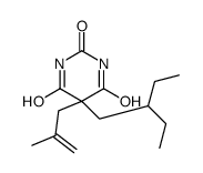 5-(2-Ethylbutyl)-5-(2-methylallyl)-2,4,6(1H,3H,5H)-pyrimidinetrione Structure