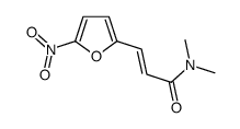 (E)-N,N-dimethyl-3-(5-nitrofuran-2-yl)prop-2-enamide Structure