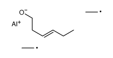 (E)-diethyl(hex-3-en-1-olato)aluminium Structure