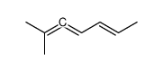 2-methyl-2,3,5-heptatriene结构式