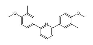 2,6-bis(4-methoxy-3-methylphenyl)pyridine结构式