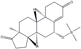 6β-(Trimethylsiloxy)androst-4-ene-3,17-dione结构式