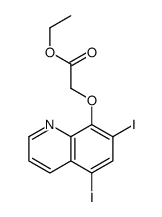 ethyl 2-(5,7-diiodoquinolin-8-yl)oxyacetate Structure