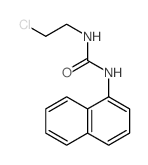 1-(2-chloroethyl)-3-naphthalen-1-yl-urea结构式