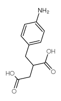 4-氨基-D,L-苄基琥珀酸结构式