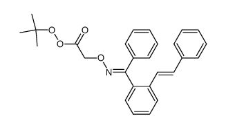 o-styrylbenzophenone O-t-butoxycarbonylmethyloxime结构式